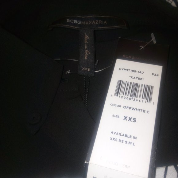 NWT Oversized BCBGMaxAzria High-Low Katee Blouse - Picture 9 of 9